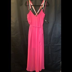 Pink maxi dress